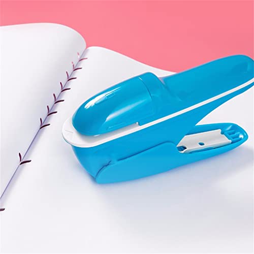 OEKFVCHVZ Handheld Mini Safety Stapler Without Staples 7 Sheet Capacity for Paper Binding Business School Office
