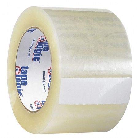 3" x 55 yds. Clear Tape Logic #131 Quiet Carton Sealing Tape