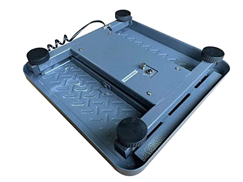 VisionTechShop MVS2 Heavy Duty Shipping Postal Scale, Lb/Kg Switchable, Capacity 440lb x 0.2lb / 200kg x 0.1kg Readability, Battery Operated, Power Adapter Included, Portable Scale for Warehouse