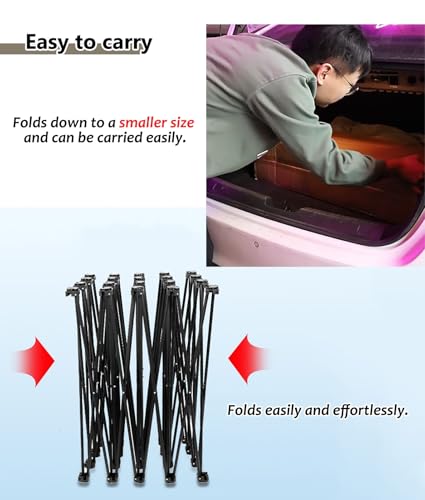 EXCLURA Show Exhibit Display Booth Stand with Fixing Strips + Back Support Bars, Tension Fabric Holder for Exhibition Wedding Conference Party Event(2.3mx2.3m(7.5ftx7.5ft))