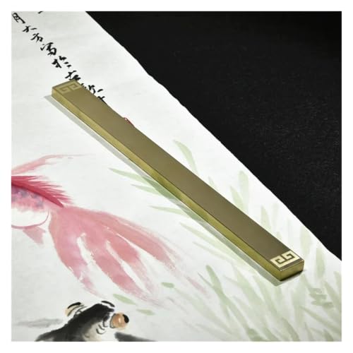 Brass Paperweights Calligraphy Painting