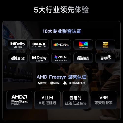 Vidda C5 Pro Max Laser 4K Projector for Home Office Outdoor