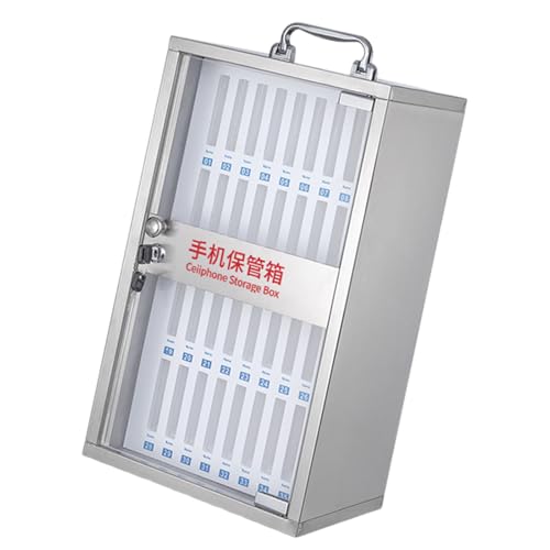 YUSHENYI Multifunctional Wall Mount Phone Holder Locking Mechanism Ensures and Saves Space in Educational Institutions Wall Safe