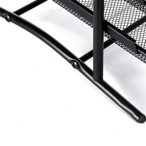 File Organizer Metal Four-Layer File Disk Office Supplies Wire Mesh Document Bar Multi-Layer Data Rack Desk
