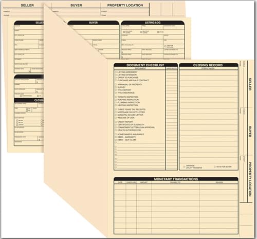 Manila Real Estate Listing Folder Letter Size