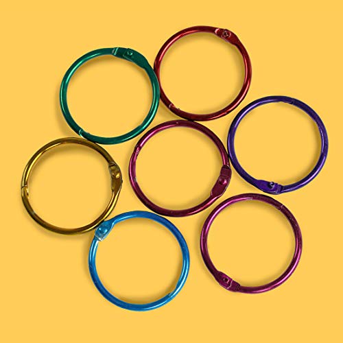 Hygloss Products, Inc 63150 Hygloss Products Book Rings, 1 inch, Assorted Colors