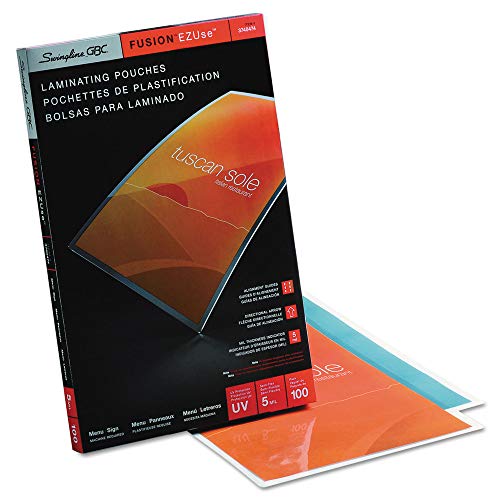 GBC 3740474CF Ezuse Thermal Laminating Pouches, 5 Mil, 11 1/2 X 17 1/2, 100/box