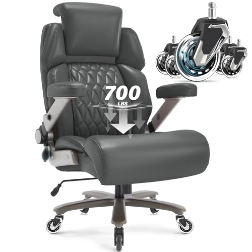Big and Tall Office Chair 700lbs, Ergonomic High Back Computer Desk Chair
