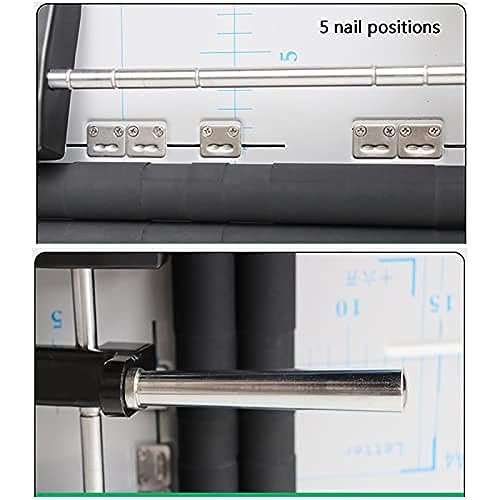 TREEYX A3 Brochure Stapler Folding Machine, Electric Paper Book Stapler Creaser, Saddle Stitch Flat-Clinch Automatic Binding Machine, Folder Dashed Machine