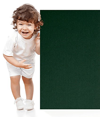 100 Dark Green Linen 80# Cover Paper Sheets - 11" X 17" (11X17 Inches) Tabloid|Ledger|Booklet Size - 80 lb/pound Card Weight - Fine Linen Textured Finish - Deep Dye Quality Cardstock