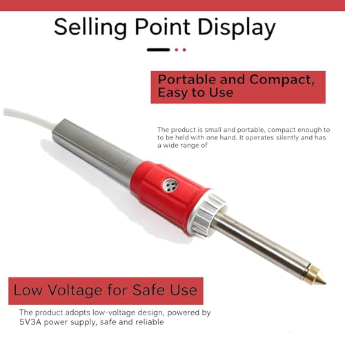 Vacuum Self-priming Hot Melt Glue Gun, Rhinestone Decal Tool, With 4 Interchangeable Drill Bits, Temperature Adjustable, Ideal For Clothing Fabric Crafting And Rhinestone Inlay
