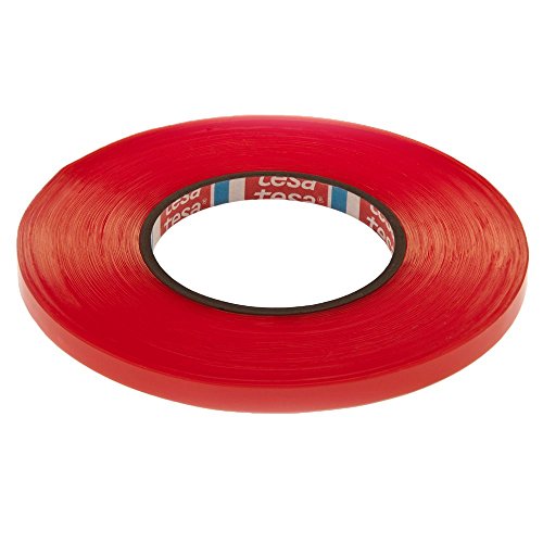 Transparent double-sided PET film tape Tesa 12mm wide, 50m/roll (3 pieces)