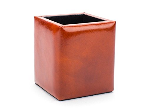 Bosca Old Leather Pencil Box (Amber, One Size)