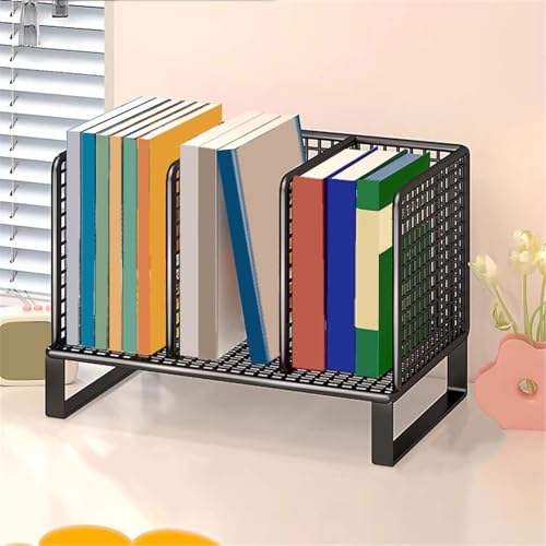 Bookcase Storage Rack Home Hollow Out Iron Three Slots Bookshelf Office Supplies Metal Storage Rack Book Shelf