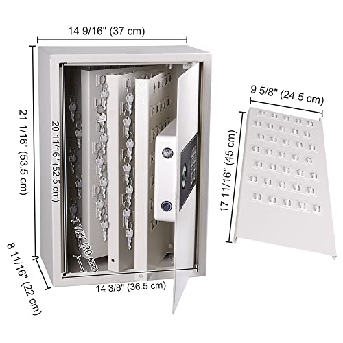 Yescom 245 Key Safe Cabinet Large Lock Box Electronic Digital Keypad
