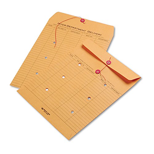Quality Park 63561 2-Sided Inter-Department Envelope, 28 lb, 10-Inch x13-Inch, Kraft