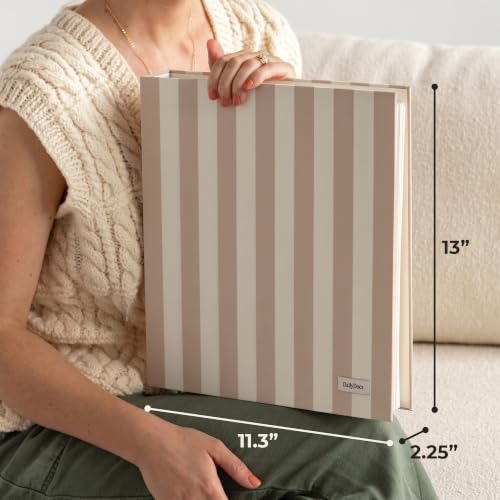 DailyDocs Document Organizer Binder for Important Papers & Passports, Oat