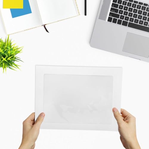 LUXPaper 9 x 12 Full Face Window Envelopes | Bright White | 28lb. Text | 500 Qty