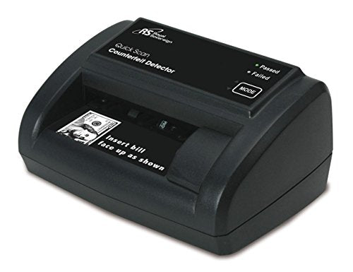 Royal Sovereign Quick Scan Counterfeit Detector, Infrared, Magnetic, and Imaging Counterfeit Detection, Black (RCD-2120)