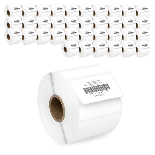 HouseLabels Compatible with Zebra, 1" Core, Premium Freezer, 2.25" x 1.25"