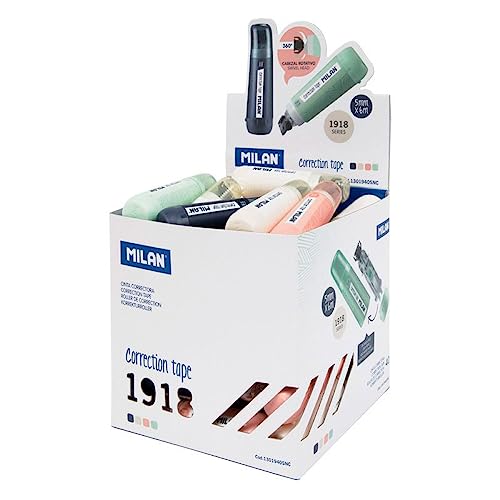 Display Box 40 Correction Tapes 5mm x 6m Milan