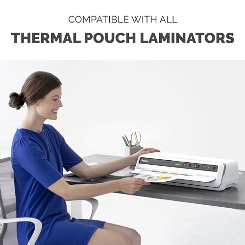 Fellowes Thermal Clear Laminating Pouches, Letter Size Sheets, 5 Mil, 200pk