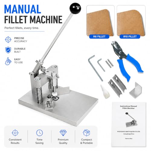 Heavy Duty Corner Rounder Punch, Manual Paper Punch Cutter and Hole Punch