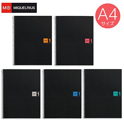 Miquel Rius A4 Polypropylene Cover Notebook of 80 Pages - Orange