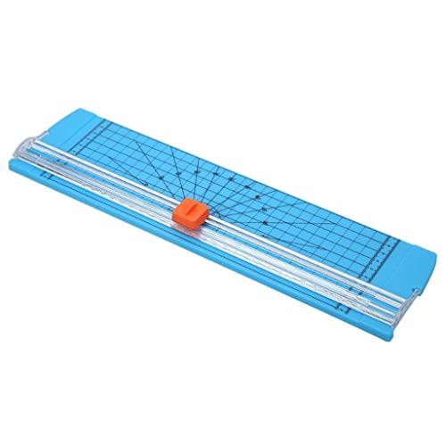 A4 Paper Cutting Machine Paper Cutter Trimmer Crafts Photo Scrapbook Blades DIY Office Home Stationery(Blue)
