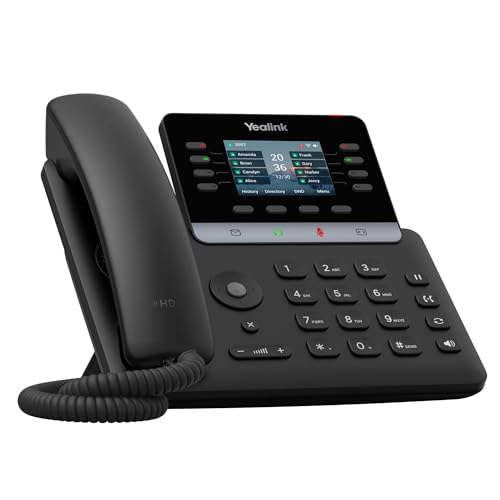 YealinkT73W IP Phone (1301009) - Corded/Cordless - Bluetooth, Radio Frequency - 5 Multiple Conferencing - Wall Mountable