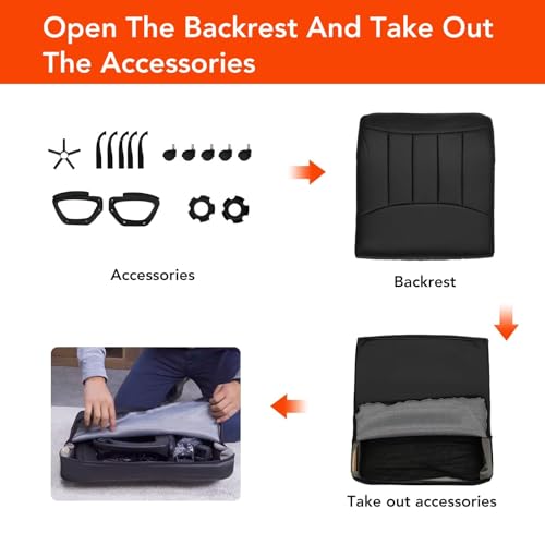 CLATINA Mid Back Leather Office Executive Chair with Lumbar Support and Padded Armrestes Swivel Adjustable Ergonomic Design for Home Computer Desk 4 Pack