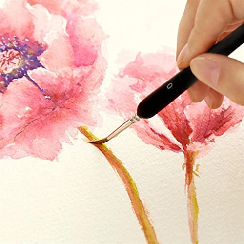DUYHBAWRS Hair Art Fineline Pen Painting Brush Line for Artist Acrylic Oil Watercolor Gouache Drawing