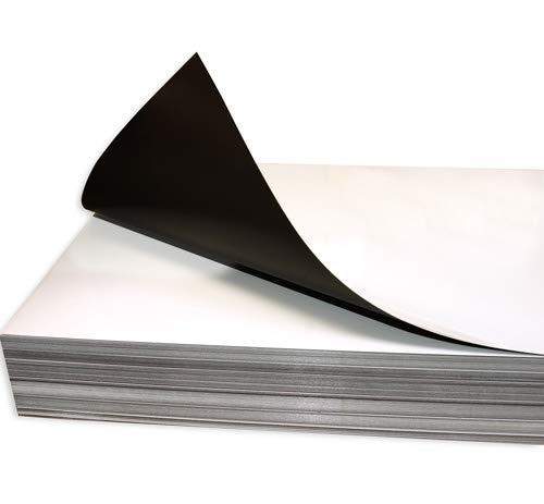 Magnet Valley 100 Sheets of Glossy Inkjet Printable Magnetic Paper 8.5" x 11"