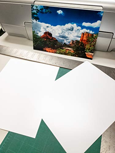 8.5" X 11" Smooth Fine Art Museum Natural White Double Sided Inkjet Paper - 50 Sheets