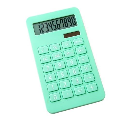 QERTYHJK Solar Calculator 10 Multi-Function Student Accounting Finance Office Colorful Computer Home Supplies