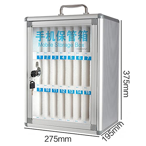 JOMRTS Mobile Phone Storage Box Wall-Mounted Lockable Pocket Chart Storage Locker Box Wall-Mounted Mobile Phone Locker Classroom Table Office Storag,36 Slots (24 Slots)