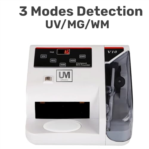 Upromax Table Money Detector & Bill Counter, UV Counterfeit Checker