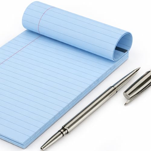 Enday Colored Legal Pads 8.5 x 11, Pack of 12 Pastel Legal Note Pads, Legal Ruled Writing Pads 50 Sheets Each, Perforated Legal Paper Notepads for Office Supplies, School Supplies, College Essentials
