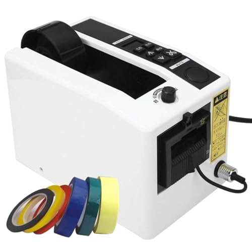 Eiwitany Automatic Electric Tape Dispenser & Cutter, Cuts Adhesive Tape 8-50mm Wide, Ideals for Home, Office & Craft Projects