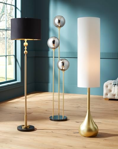 Moderne Droplet 62" Tall Soft Gold Floor Lamp Living Room