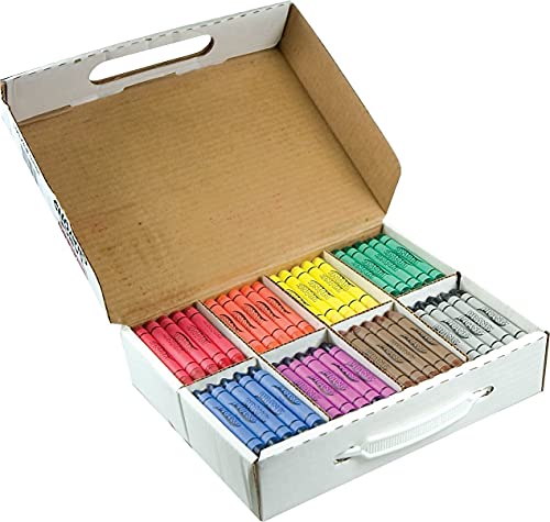 Prang CRAYONS LARGE WAX MASTER CASE OF 200