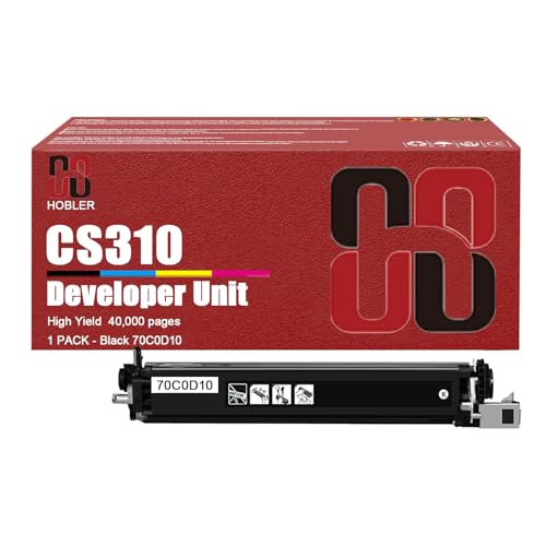 CS310 Developer Units Compatible for Lexmark 70C0D10 70C0D20 70C0D30 70C0D40 Developer Units Work for Lexmark CS310dn CS317dn CS410dn CS417dn CS510de CS517de CX310dn 1 Black