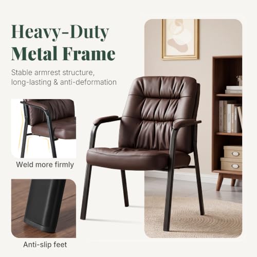 HAPPYMONT Waiting Room Chair Set of 2, Reception Guest Chair