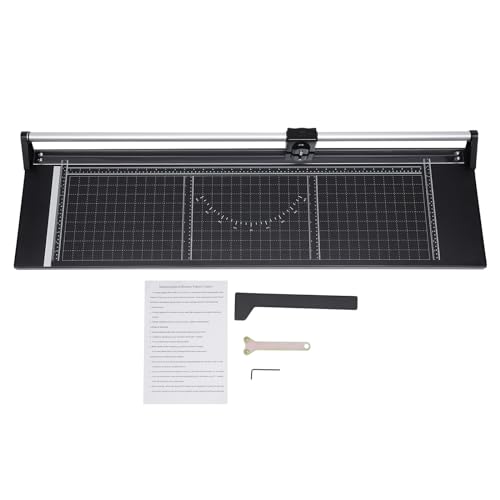 Precision Manual Rotary Paper Trimmer 36 inch Sharp Photo Paper Rolling Cutter Heavy Duty