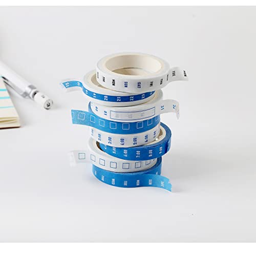 VIAENKFG Daily Month Week Plan Decorative Adhesive Tape DIY Scrapbooking Sticker Label