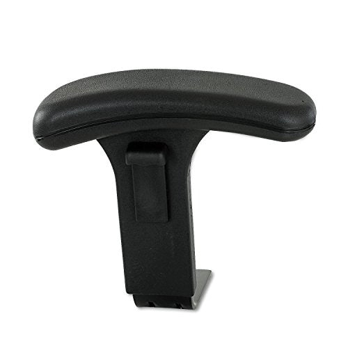 Safco 3496BL Height Adjustable T-Pad Arms for Safco Uber Big & Tall Chairs Black