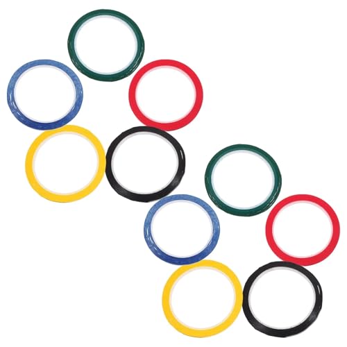 Alianm White Board Tape 30pcs 5S Desktop Positioning Tape 3Mm X 50M Whiteboard Scribe Seamless Warning Segment Color Marking Line Ultra Thin Strong