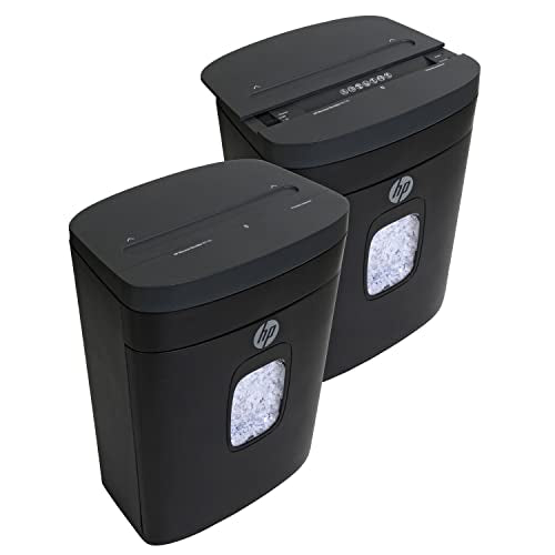 HP - Micro Cut Paper Shredder, 14-Sheet with Slide Top for Office