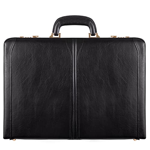 McKleinUSA LAWSON, Leather 4.25" Laptop/Computer & Tablet Business Briefcase Attaché Bag Case, Men Women Laptop Briefcase, Business Bags, Travel Cases