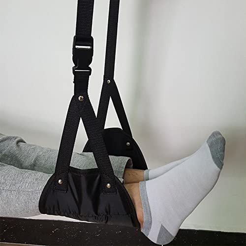 WODHAZNC Footrest Hammock Relax Adjustable Height Airplane Pad for School Under Desk Gaming